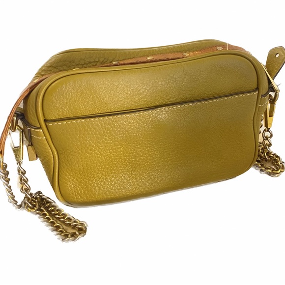 J. Crew Handbags - J.Crew Camera cross body leather Bag W/Chain strap small
